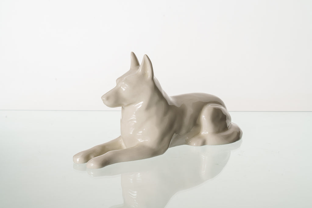 Urna per animali domestici Pastore Tedesco - Trasparente | Urna in ceramica