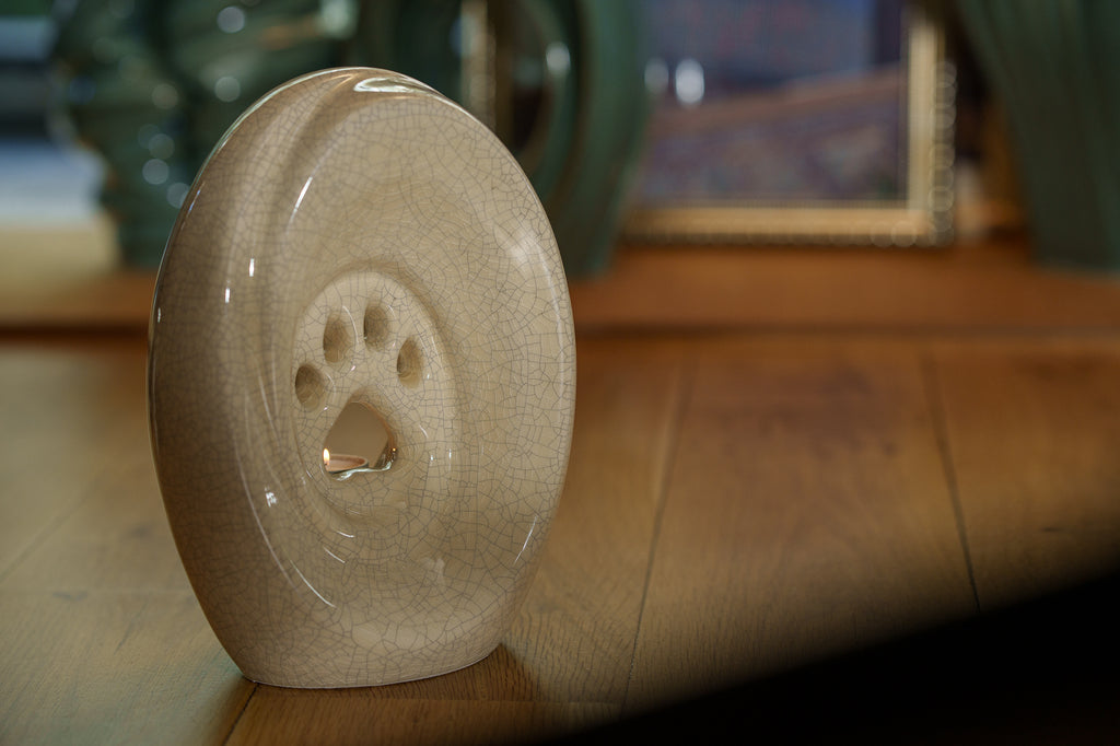Paw Urna per Cani di grande taglia - Craquelure | Ceramica | Artigianale