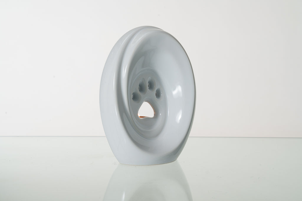 Paw Urna per Cani di grande taglia - Bianco | Ceramica | Artigianale