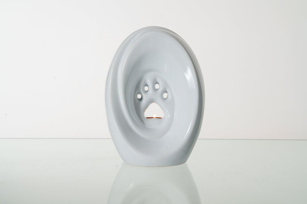 Paw Urna per Cani di grande taglia - Bianco | Ceramica | Artigianale