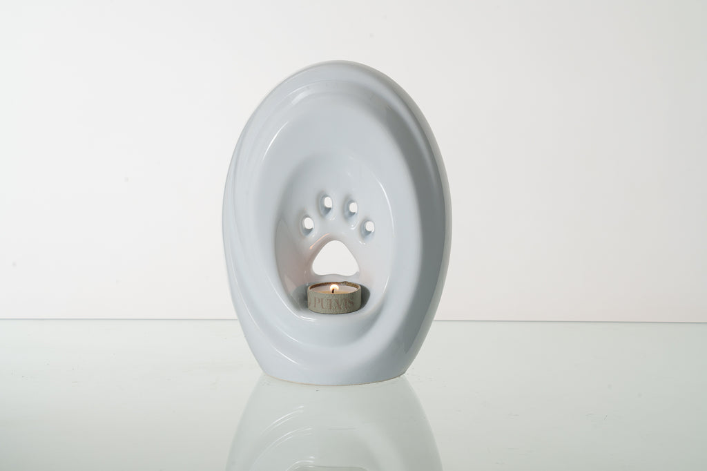 Paw Urna per Cani di grande taglia - Bianco | Ceramica | Artigianale
