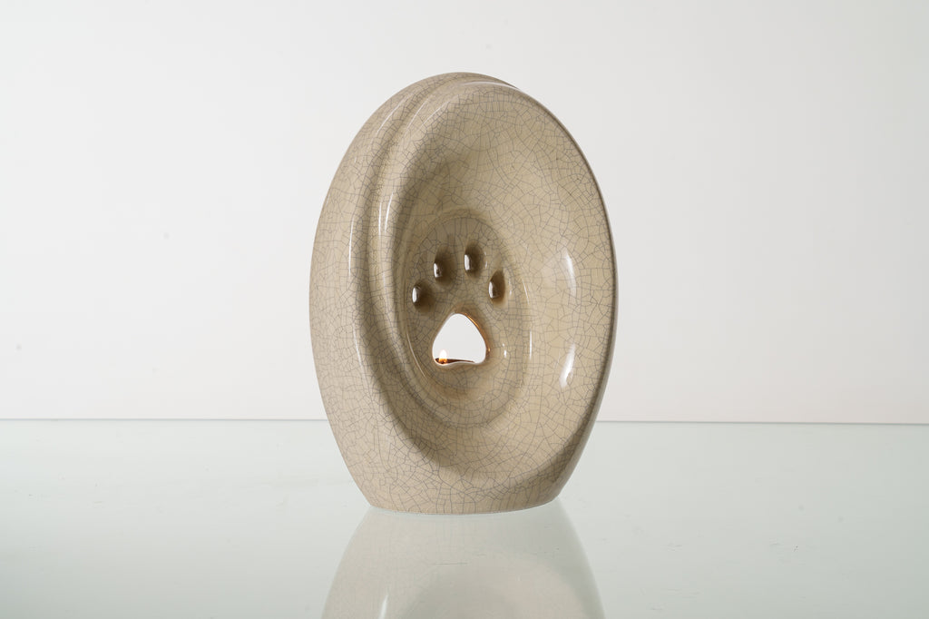 Paw Urna per Cani di grande taglia - Craquelure | Ceramica | Artigianale
