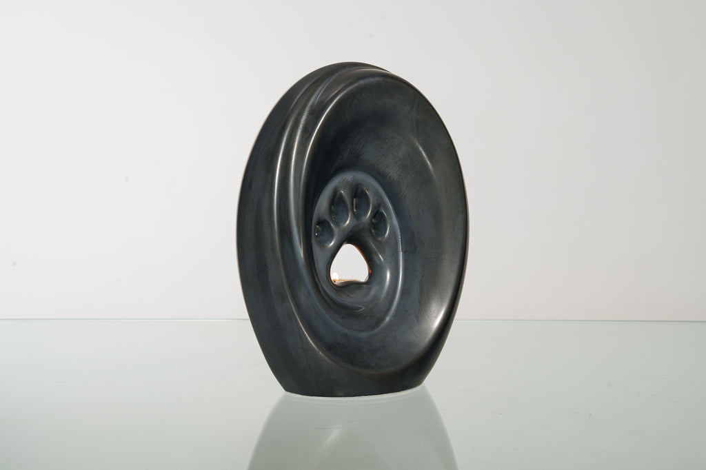 Paw Urna per Cani di grande taglia - Opaco Scuro | Ceramica | Artigianale